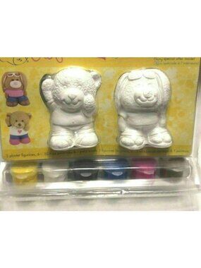 Painting Kit Build-A-Bear Craftshop 2pk Bear & Bunny Rabbit Paints Brush Summer